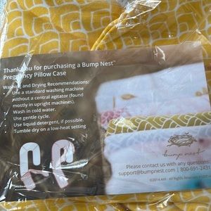 Bump Nest pregnancy pilllow cover. New in bag